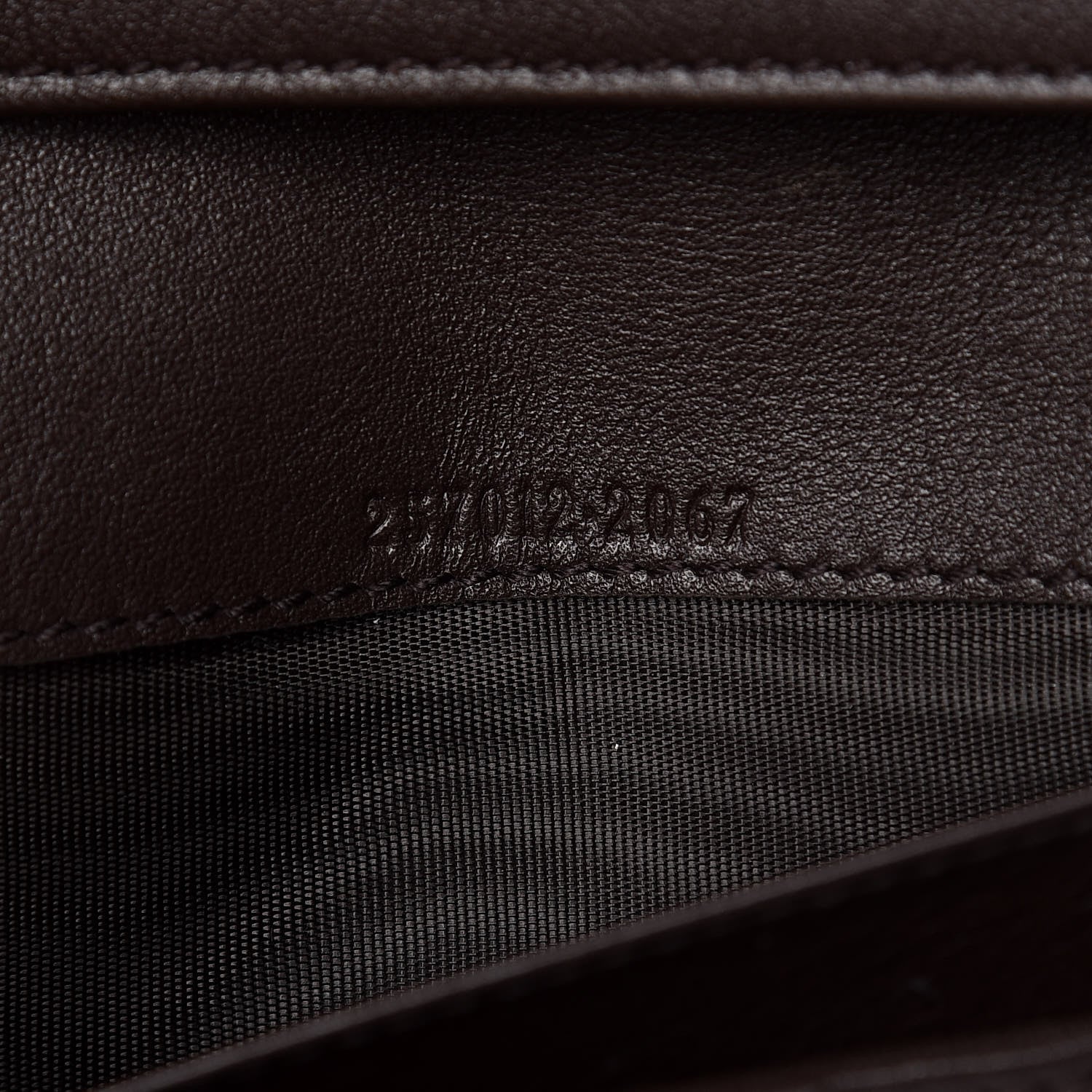 Gucci Monogram Margaux Calfskin Dice Continental Wallet Beige Ebony Dark Brown 7 of 9