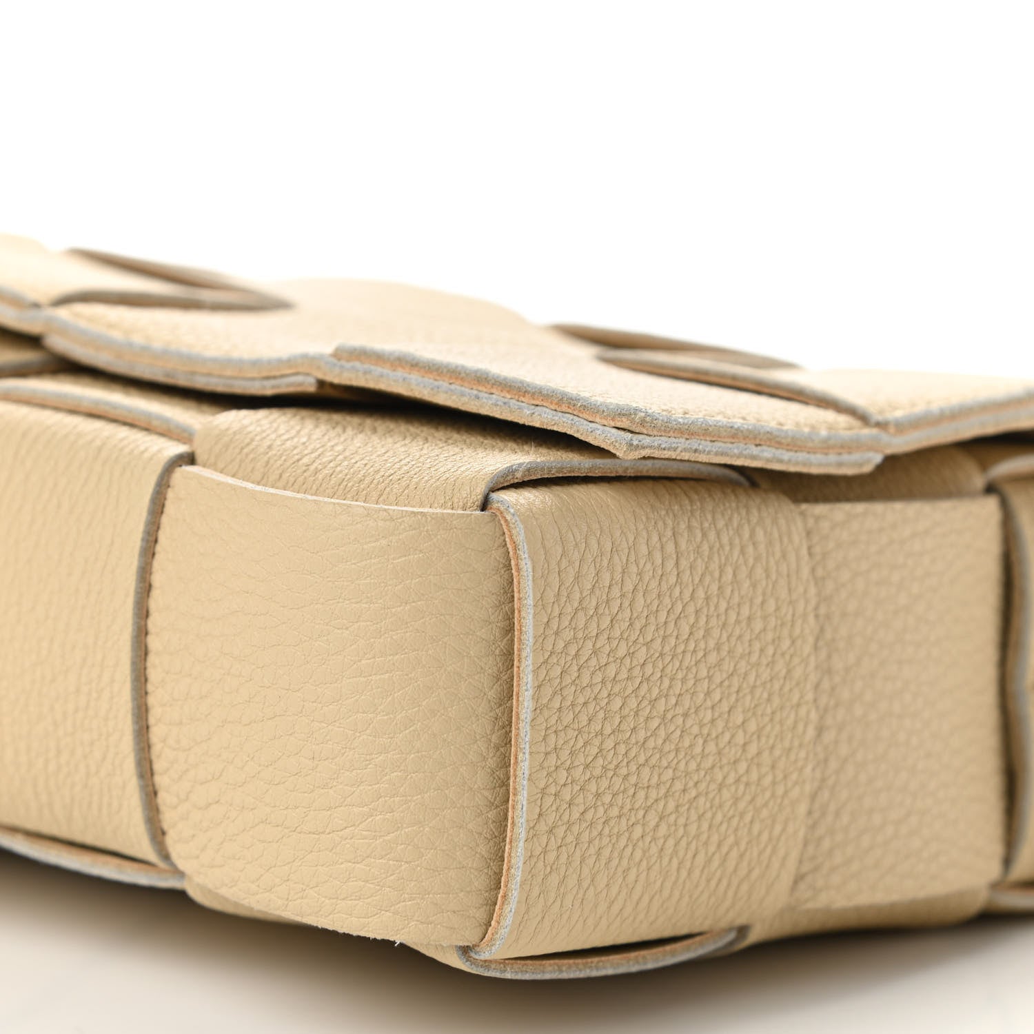 Bottega Veneta Calfskin Maxi Intreccio Cassette Bag Porridge 9 of 9