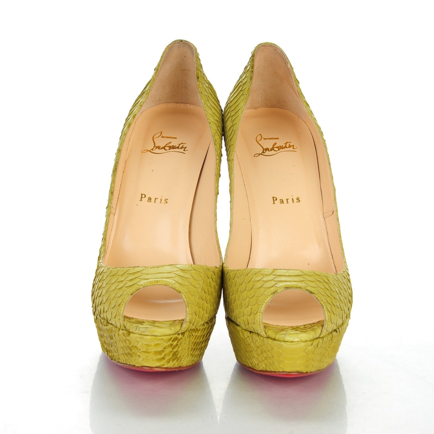 Watersnake Bambou 140 Pumps 41.5 Chartreuse
