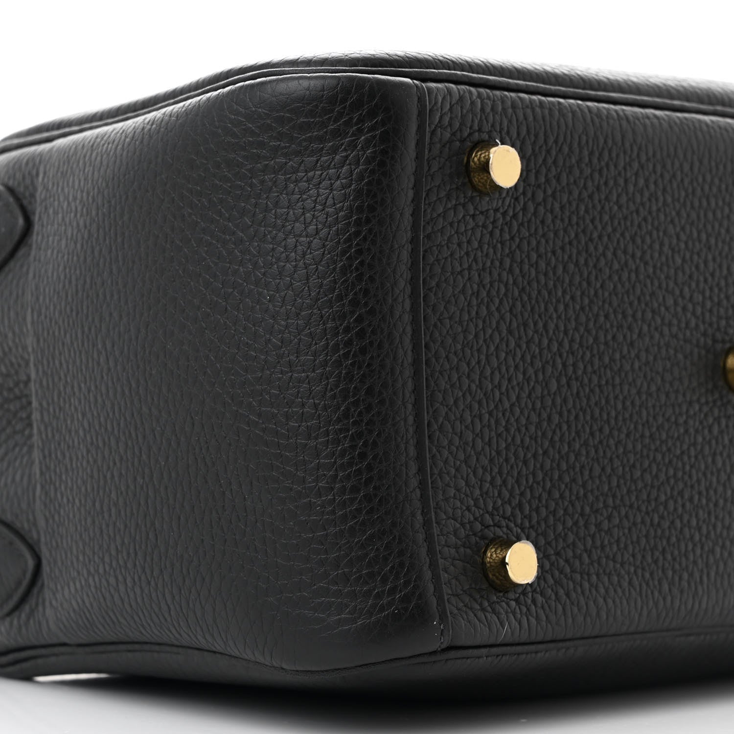 Hermes Taurillon Clemence Lindy 26 Black 9 of 10