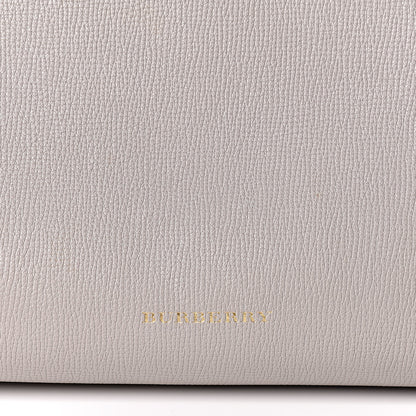 Burberry Derby Calfskin House Check Medium Banner Tote Pale Grey 16 of 18