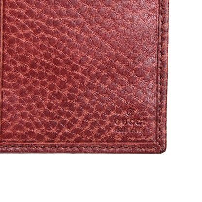Gucci Guccissima Horsebit Continental Wallet Red 7 of 12