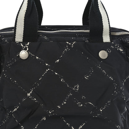 Chanel Nylon Travel Duffel Bag Black 8 of 10