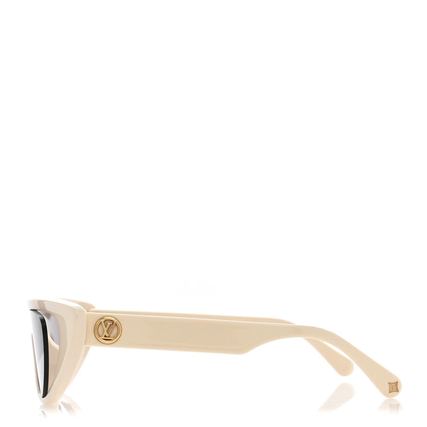 Louis Vuitton Acetate Split Cat Eye Sunglasses Z2218U White 3 of 7