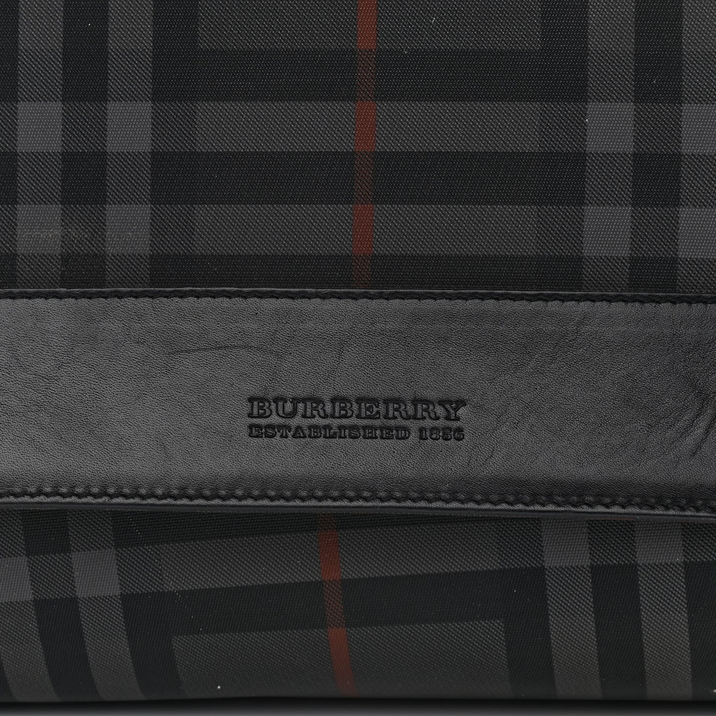 Nylon Smoked Check Messenger Bag