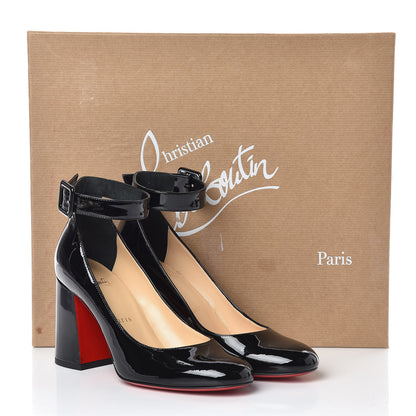 Christian Louboutin Patent Soval 85 Pumps 35 Black 8 of 8