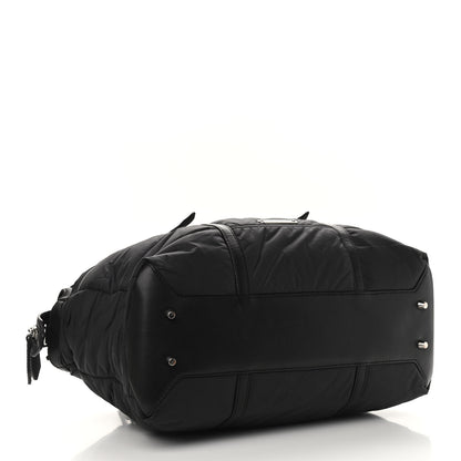 Burberry Nylon House Check Quilted Abbey Diaper Bag Black 4 of 9