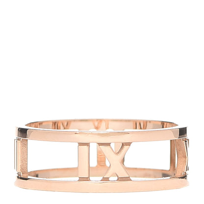 Tiffany 18K Rose Gold Atlas Open Ring 55 7.25 3 of 4