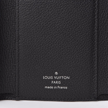 Louis Vuitton Soft Calfskin My Lockme Compact Wallet Black 6 of 7