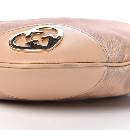 Gucci Metallic Monogram Small Lovely Heart Messenger Pink 6 of 10
