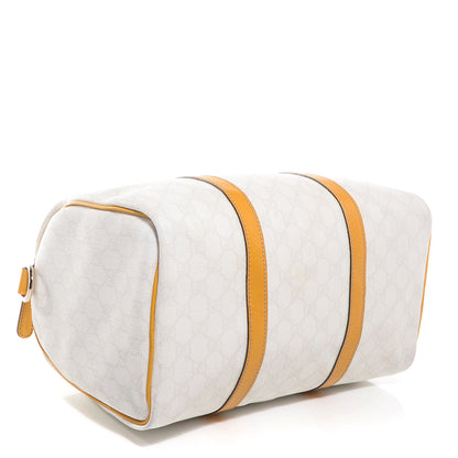Gucci GG Supreme Monogram Medium Joy Boston White Yellow 4 of 9