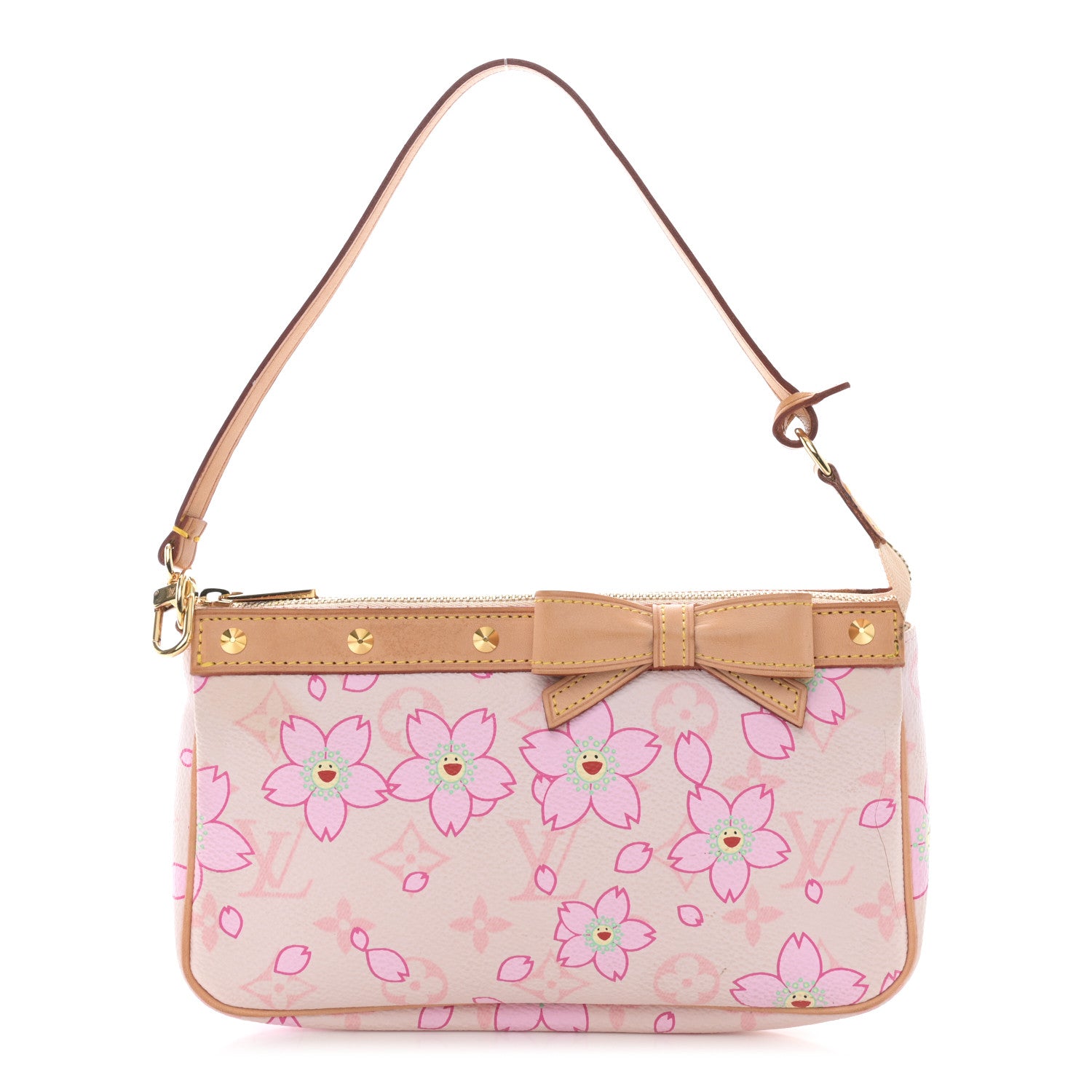 Louis Vuitton Monogram Cherry Blossom Pochette Accessories Pink 1 of 11