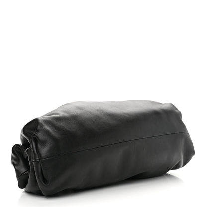Bottega Veneta Smooth Butter Calf The Pouch Oversized Clutch Black 5 of 10