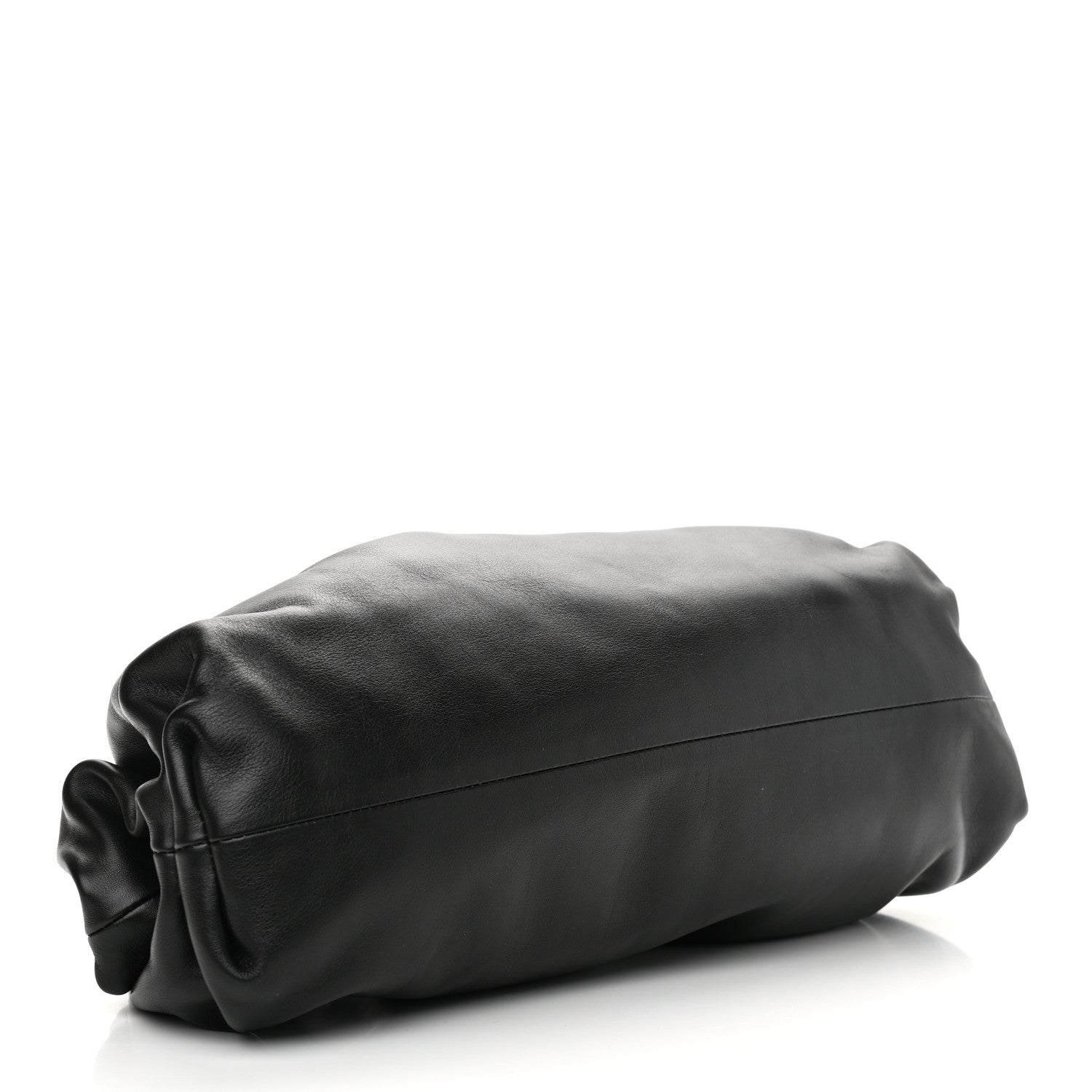 Bottega Veneta Smooth Butter Calf The Pouch Oversized Clutch Black 4 of 9