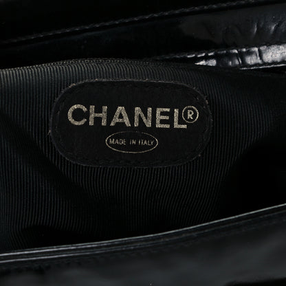 Chanel Patent CC Shoulder Bag Black 6 of 10