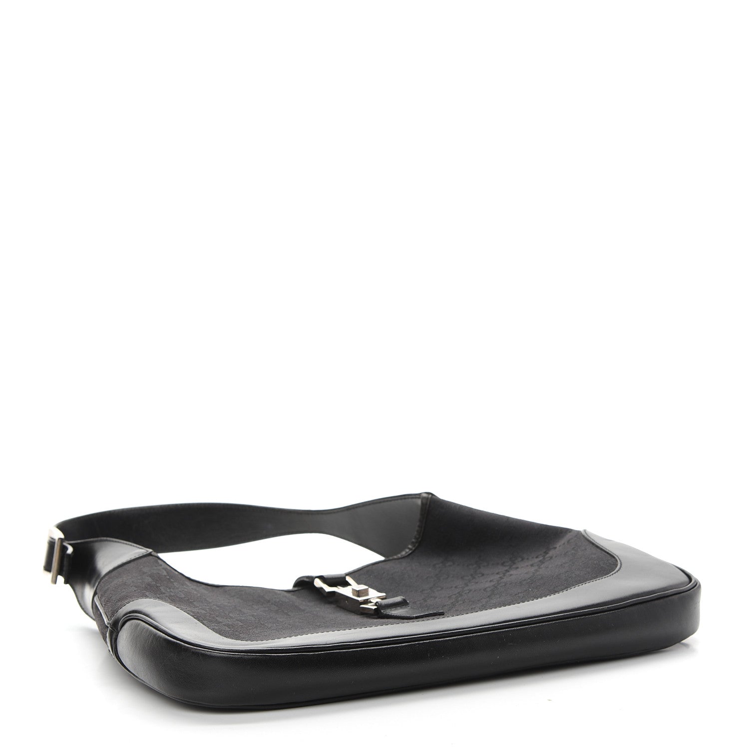 Gucci Monogram Small Jackie O Hobo Black 4 of 10