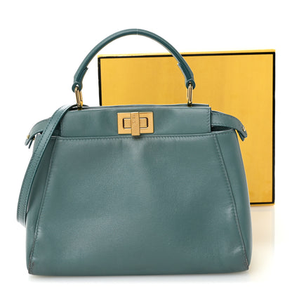 Fendi Nappa Mini Peekaboo Iconic Satchel Pound 13 of 13