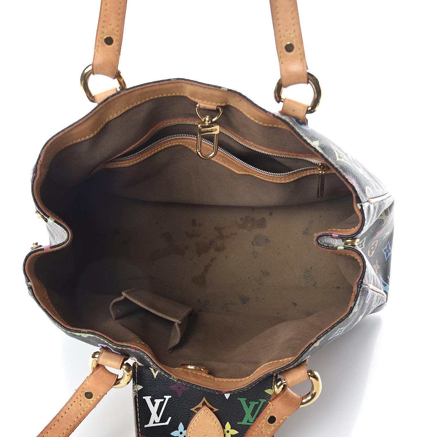 Louis Vuitton Monogram Multicolor Aurelia MM Black 4 of 10