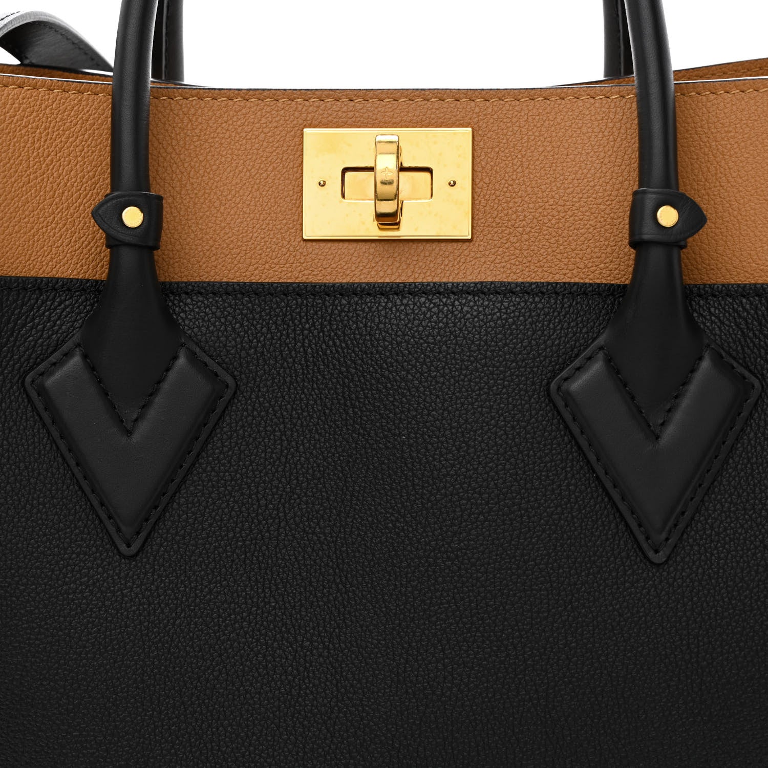 Louis Vuitton Calfskin Monogram On My Side Black 9 of 14