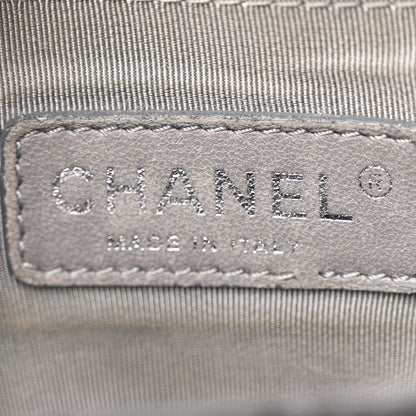 Chanel Nylon Quilted Tweed Stitch Bubble Flap Black 6 of 10