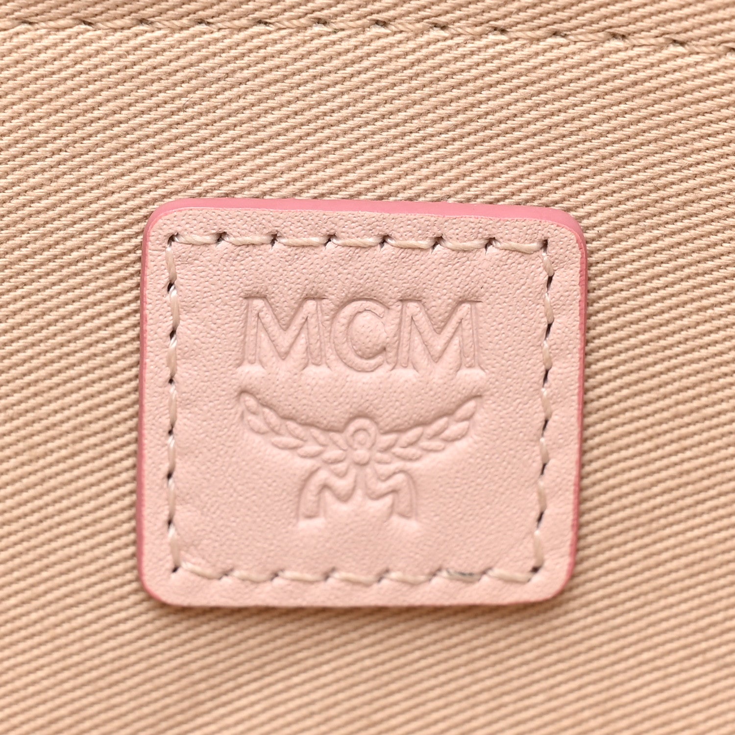 MCM Visetos Small Aren Multifunction Crossbody Pouch Powder Pink 7 of 13