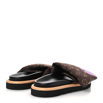 Louis Vuitton LV X YK Nylon Monogram Pumpkins Pool Pillow Comfort Mule 40 5 of 10