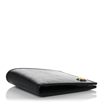 Gucci Fluffy Calfskin Morpheus Bi-Fold Wallet Black 4 of 8