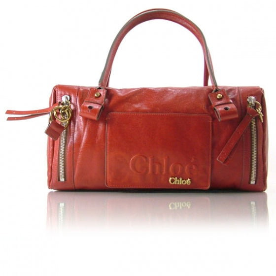 Chloe Leather Logo Bowler 1 of 10