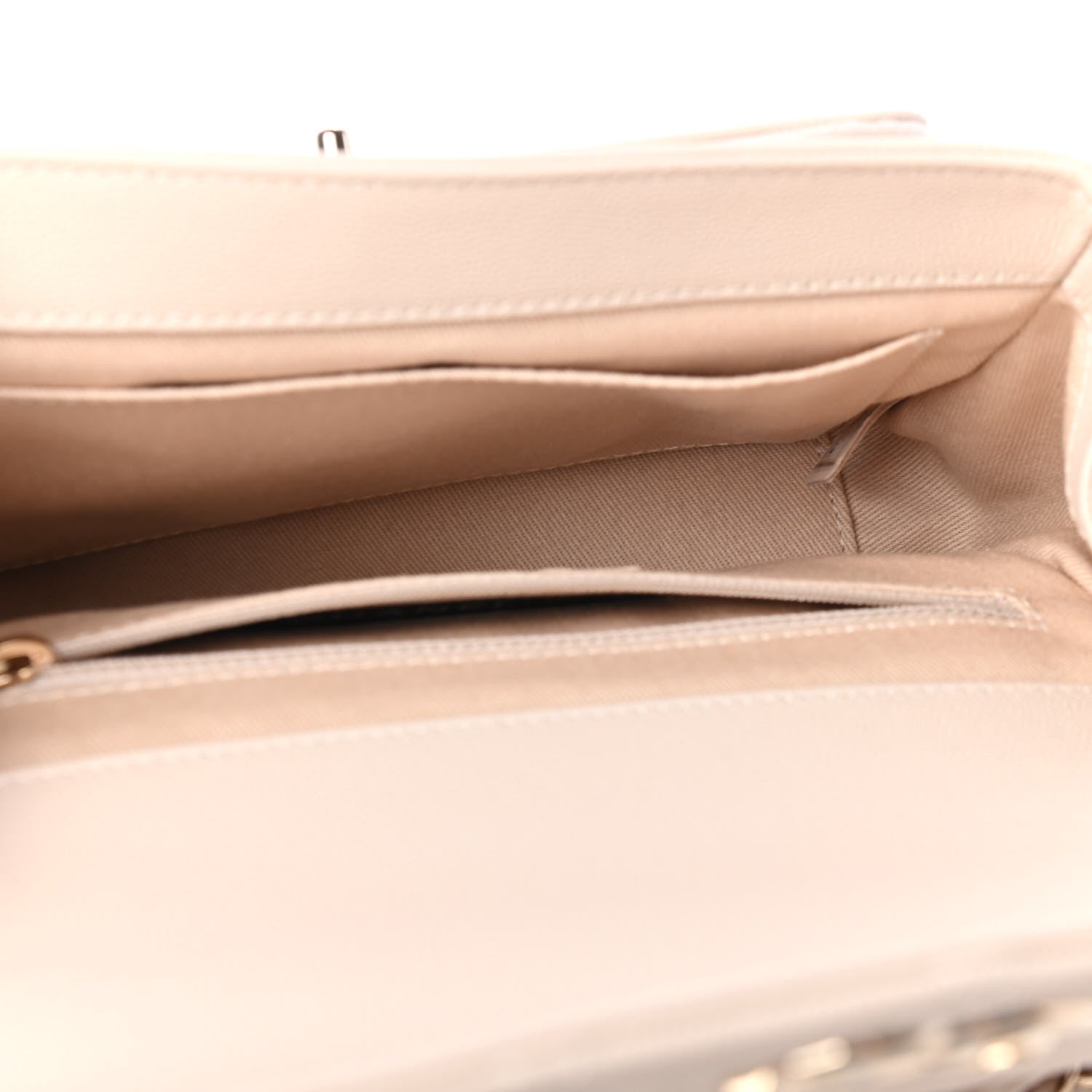 Chanel Caviar Quilted Medium Business Affinity Flap Beige 4 of 4