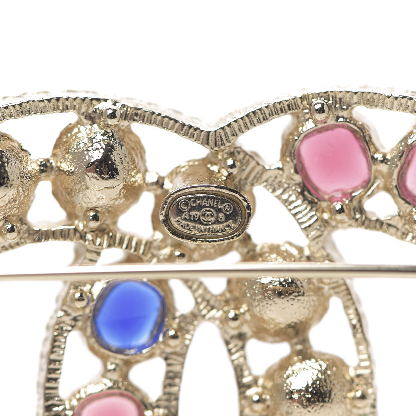 Pearl Gripiox CC Brooch Multicolor Light Gold