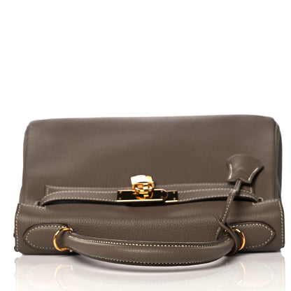 Hermes Togo Kelly Retourne 28 Etoupe 12 of 40