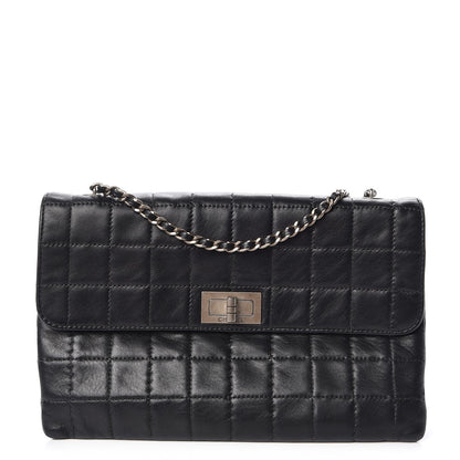 Chanel Lambskin Chocolate Bar Mademoiselle Flap Black 1 of 11