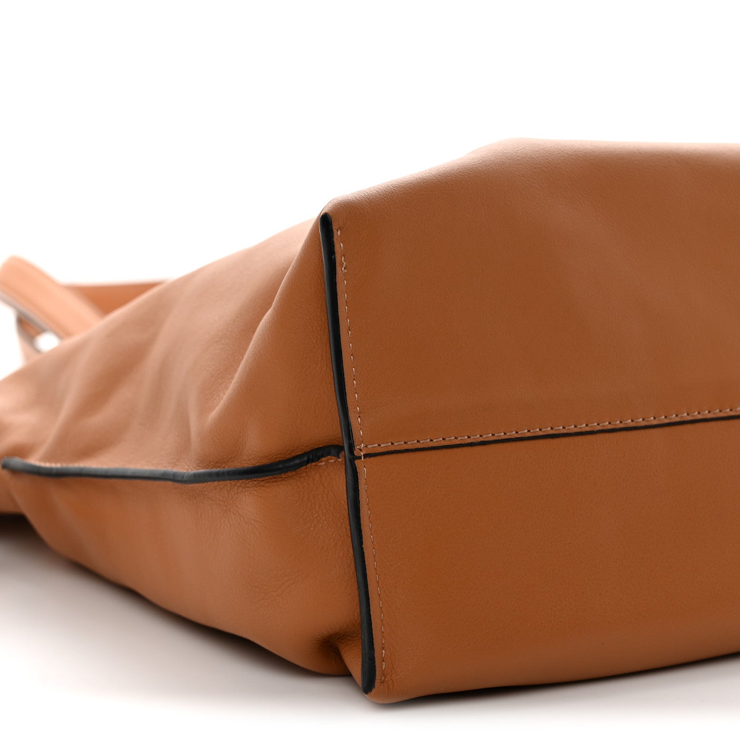 Loewe Calfskin Large Flamenco Knot Bag Warm Desert 8 of 10
