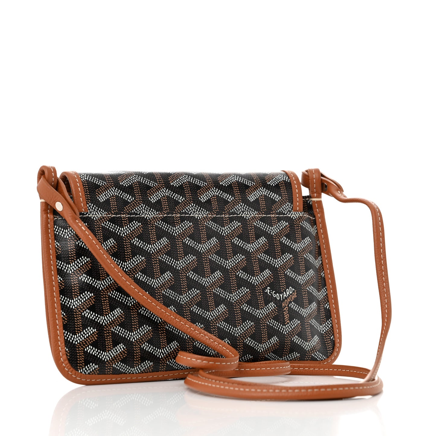 Goyardine Plumet Wallet Clutch Black Gold