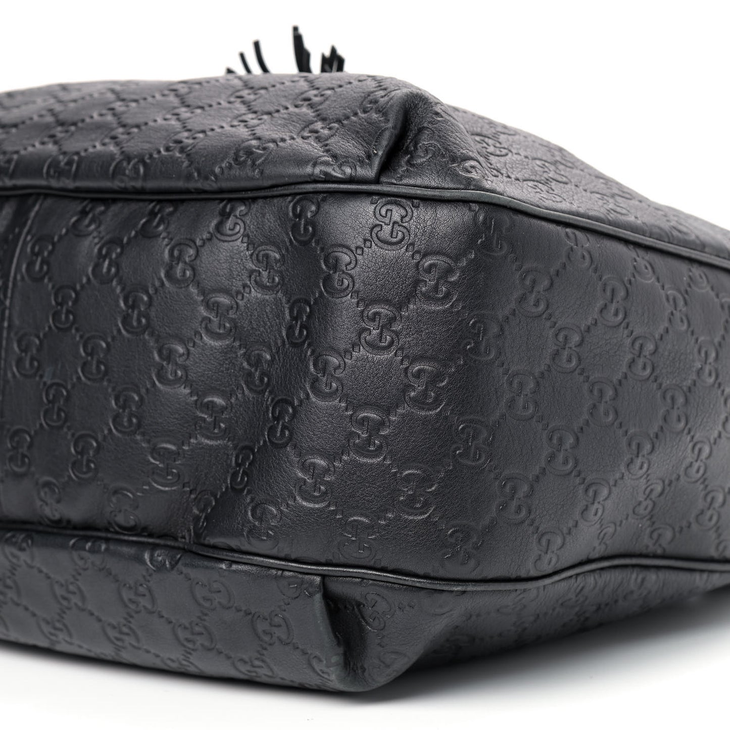 Guccissima Medium Emily Hobo Black