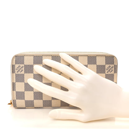 Louis Vuitton Damier Azur Zippy Wallet 2 of 8