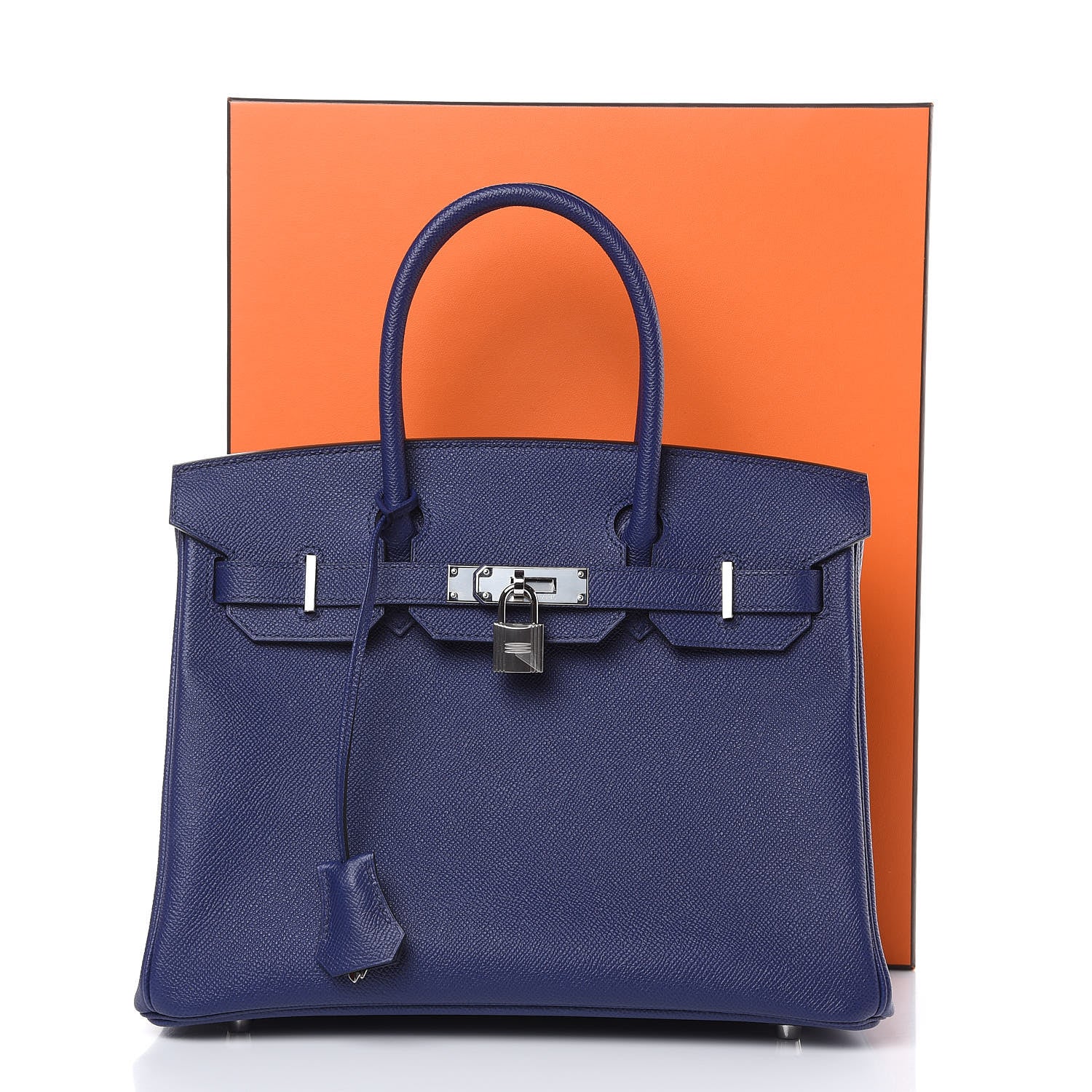Hermes Epsom Birkin 30 Bleu Encre 28 of 28