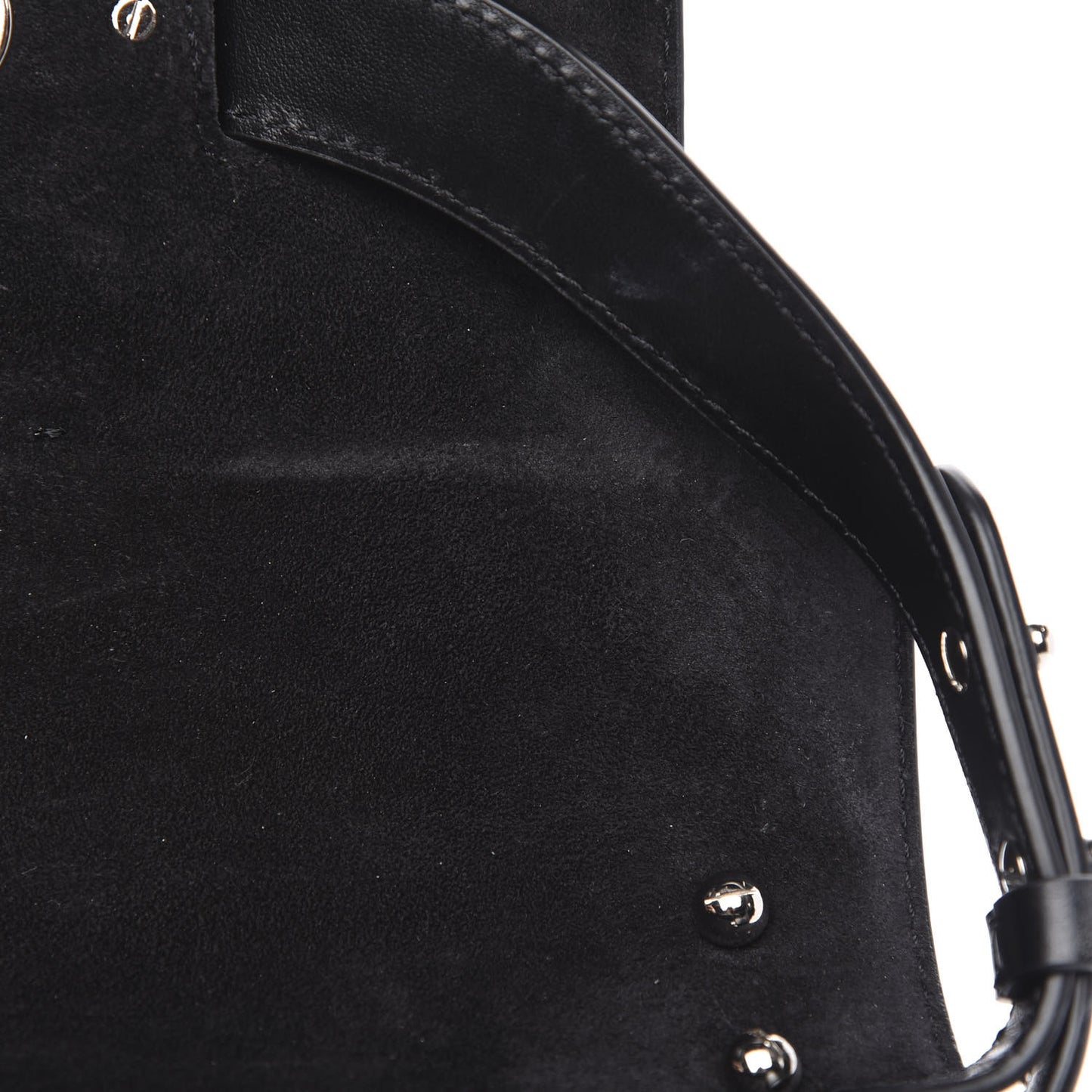 Pebbled Calfskin Small Rubylou Shoulder Bag Black