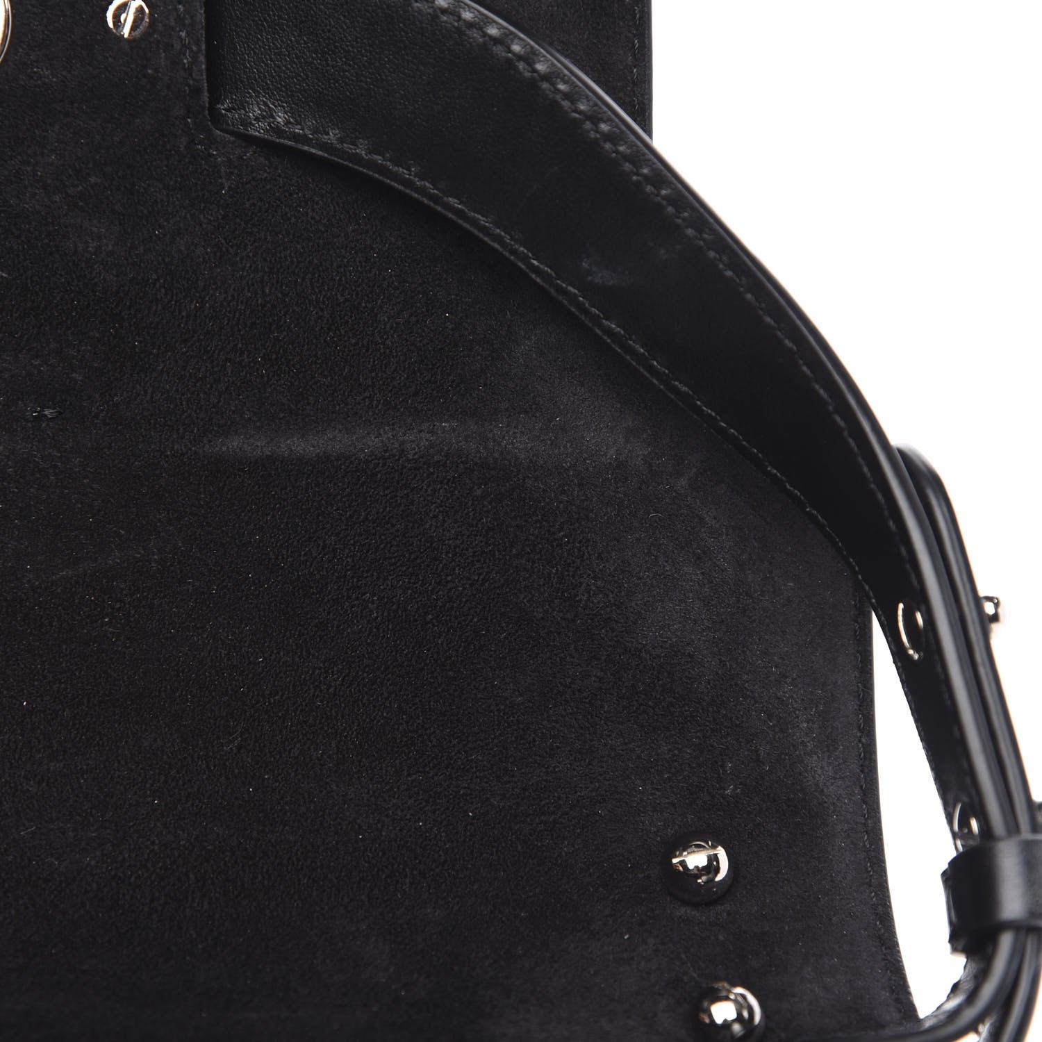 Christian Louboutin Pebbled Calfskin Small Rubylou Shoulder Bag Black 14 of 14