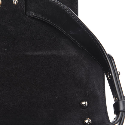 Christian Louboutin Pebbled Calfskin Small Rubylou Shoulder Bag Black 14 of 14