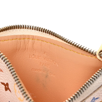 Louis Vuitton Monogram Multicolor Key Pouch White 6 of 6