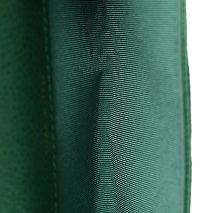 Chanel Metallic Caviar Quilted Flap Card Holder Wallet Green 5 of 9