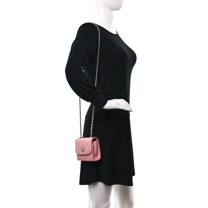 Chanel Lambskin Quilted Mini Trendy CC Clutch With Chain Pink 3 of 11