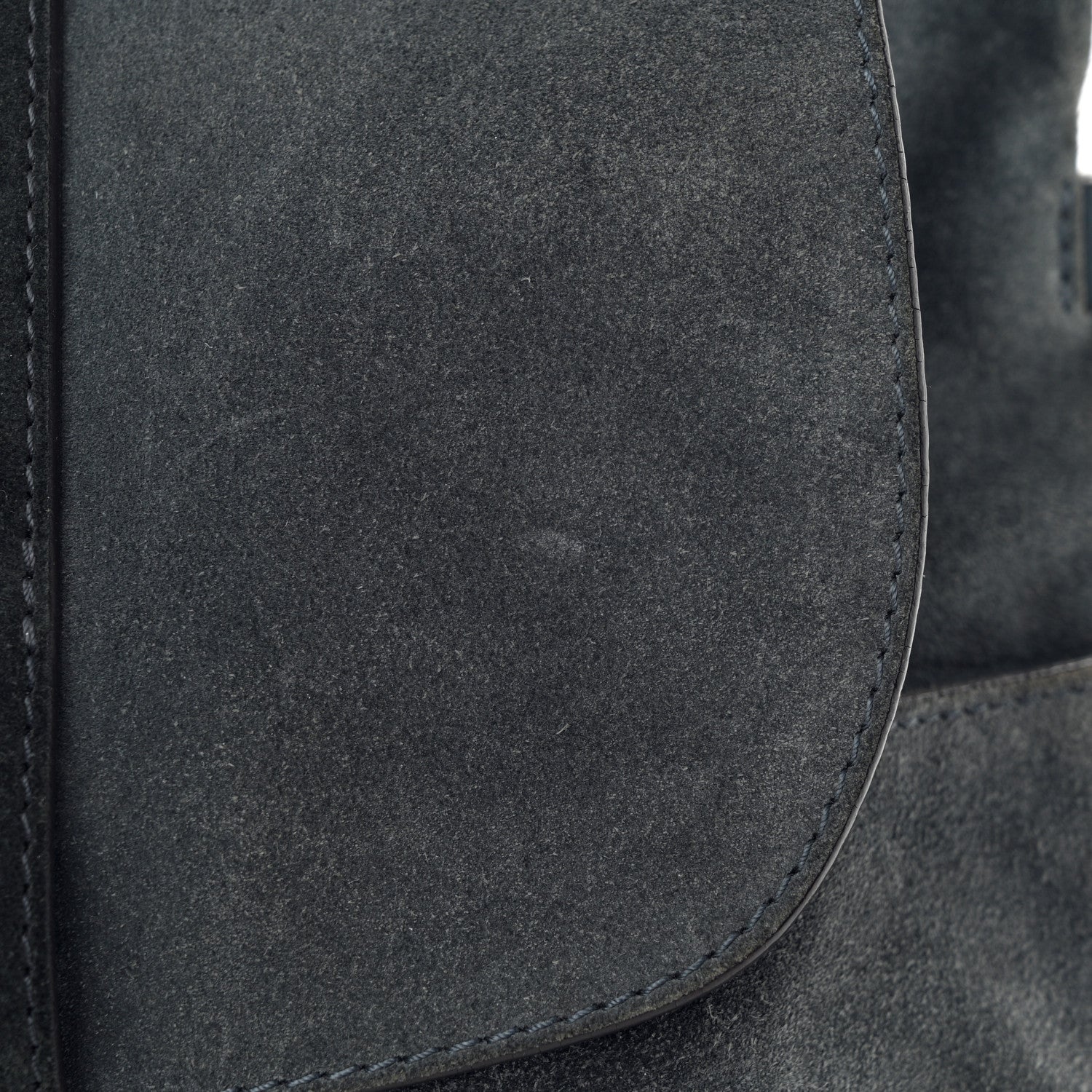 Chloe Suede Medium Lexa Shoulder Bag Silver Blue 11 of 12