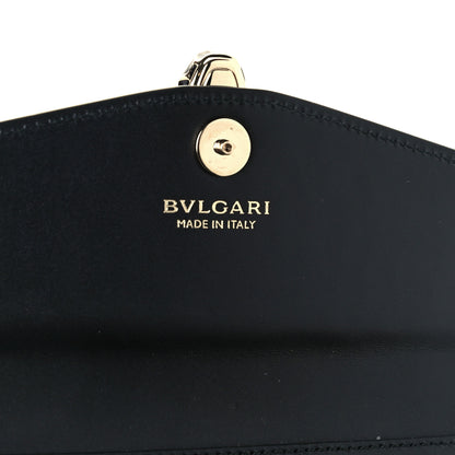 Bulgari Calfskin Serpenti Forever Chain Wallet Black 5 of 12