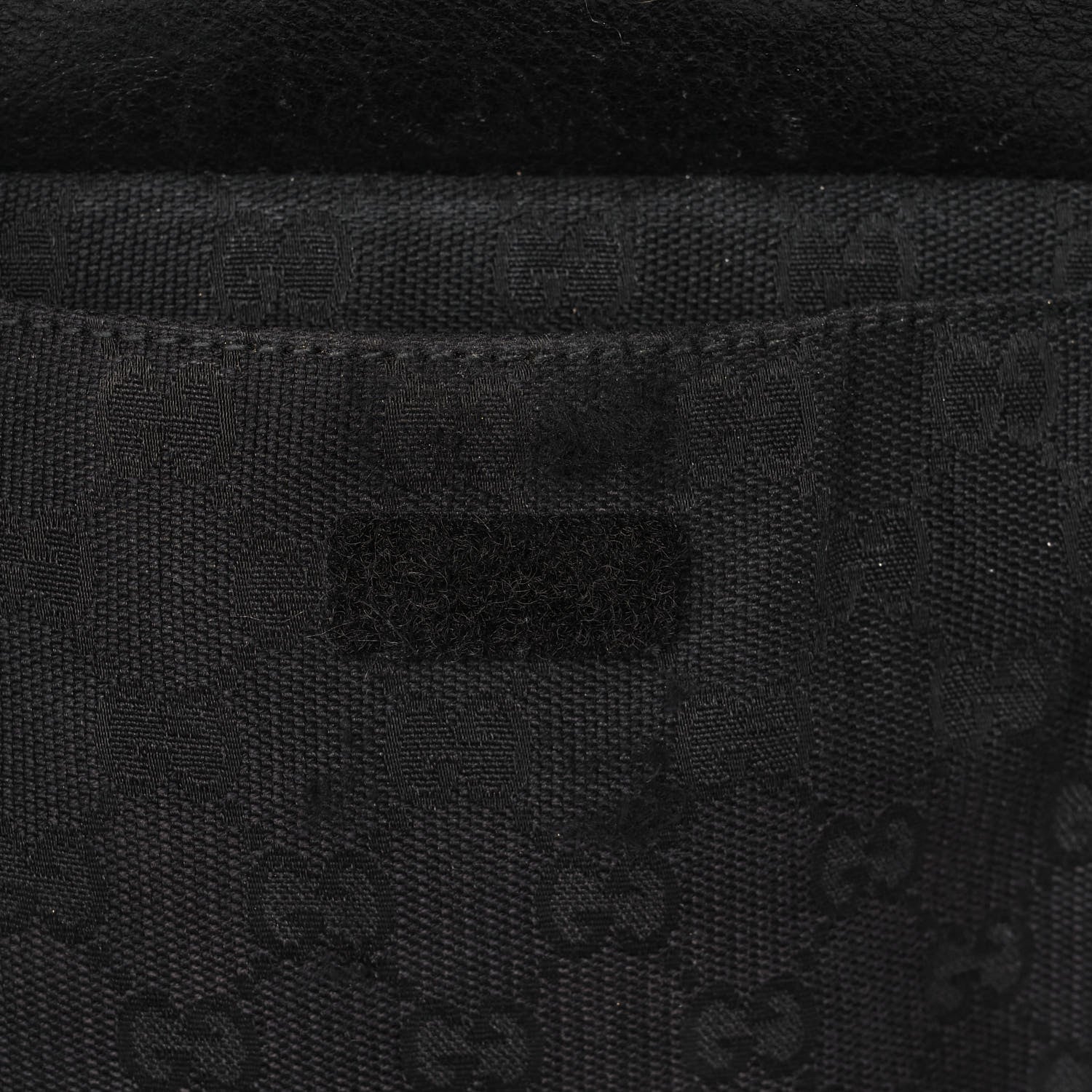 Gucci GG Monogram Web Double Pocket Belt Bag Black 13 of 14