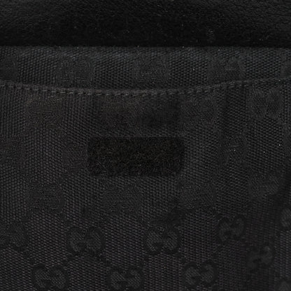 Gucci GG Monogram Web Double Pocket Belt Bag Black 13 of 14