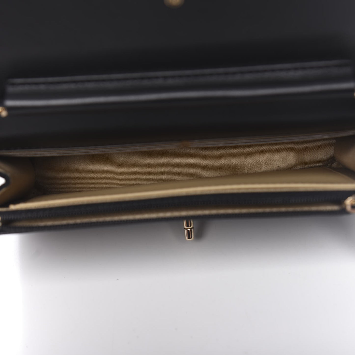 Velvet Quilted Pearl Crush Wallet On Chain WOC Black