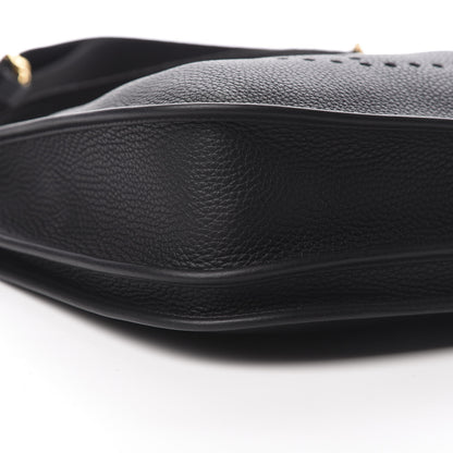 Hermes Taurillon Clemence Evelyne III PM Black 9 of 11
