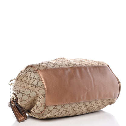 Gucci Monogram Medium Sukey Boston Bronze 4 of 10